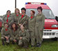 Frauenlöschgruppe am Kreisfeuerwehrtag 2004